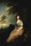 Thomas Gainsborough Portrait of Mrs Spain oil painting artist
